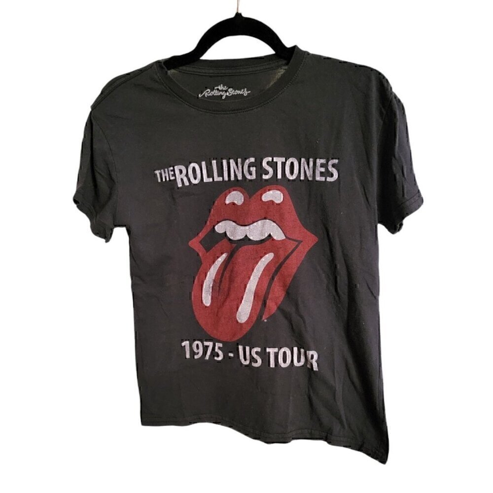 2020 The Rolling Stones 1975 US Concert Tour Graphic T Shirt Size Small  Black. - Picture 2 of 5